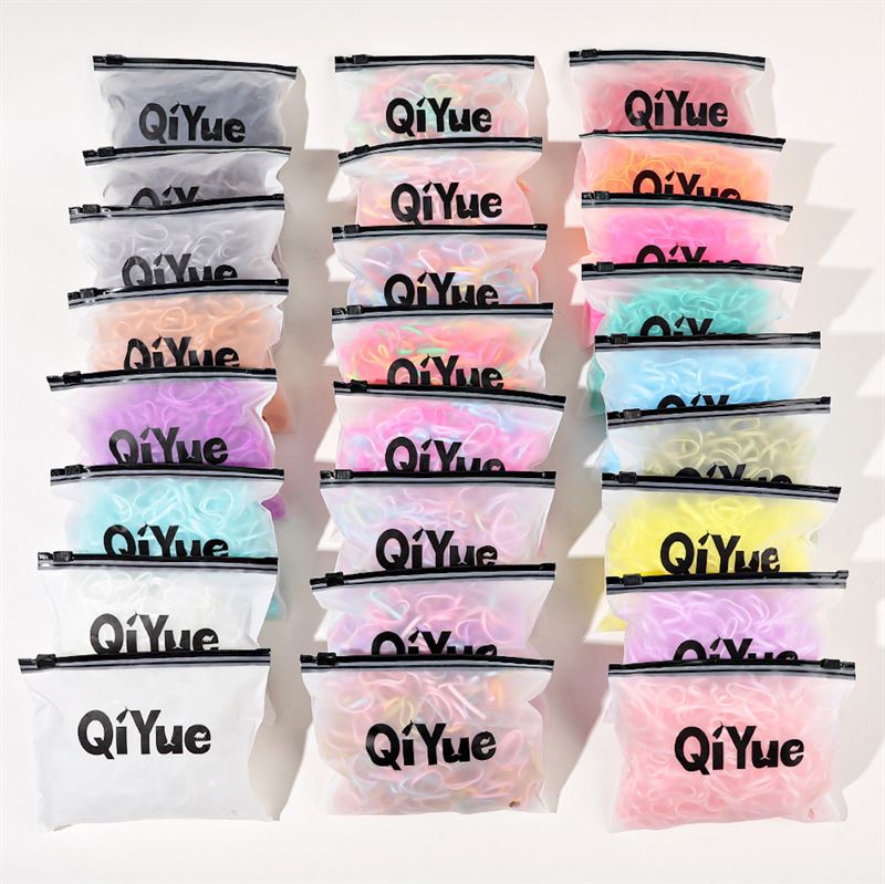 SOHO Liva Snag Free Hair elastics, 500 pcs - White - Hair Accessories | Fashiongirl