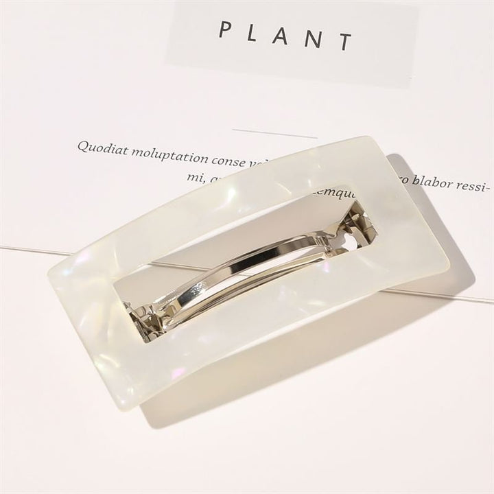 SOHO Livie Hair Clip - White Marble - | Fashiongirl