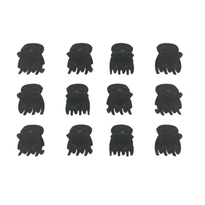 SOHO Lucca Mini Hair Claws - Matte Black - Hair Accessories