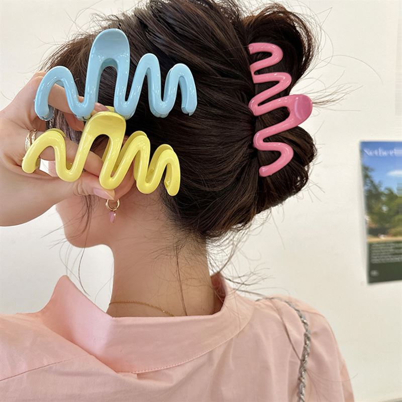 SOHO Malik Hair Claw - Yellow - Hair Accessories