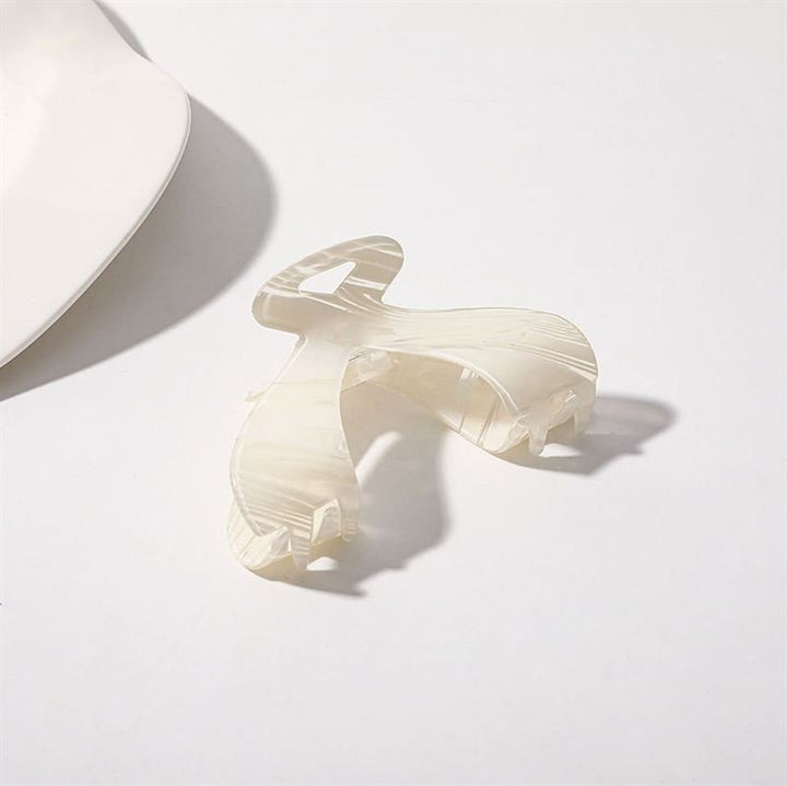 SOHO Malou Hair Claw - White - Hair Accessories