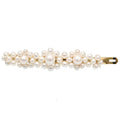 Barrette SOHO Mila Flower avec perles blanches, dorée - N° 6272 - Accessoires pour cheveux | Fashiongirl
