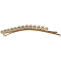 SOHO Mila Barrette à cheveux avec perles, dorée - N° 6274 - Accessoires pour cheveux | Fashiongirl