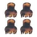 Mini pinces à cheveux SOHO - Tortoise 4 pièces - Accessoires pour cheveux