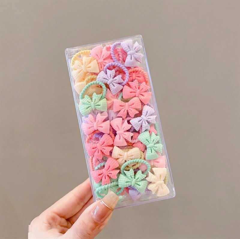 SOHO Nadia Mini Hair elastics, 30 pcs - Bows - Hair Accessories | Fashiongirl