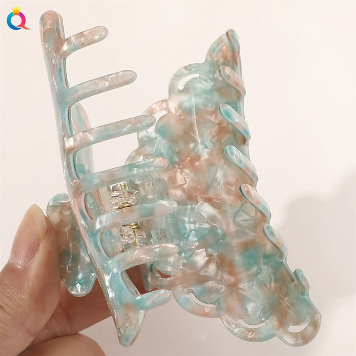 SOHO Naomi Hair Claw - Marbre blanc - Accessoires pour cheveux
