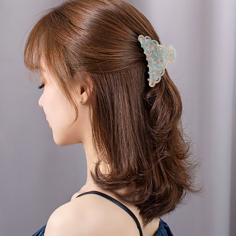 SOHO Naomi Hair Claw - Marbre blanc - Accessoires pour cheveux