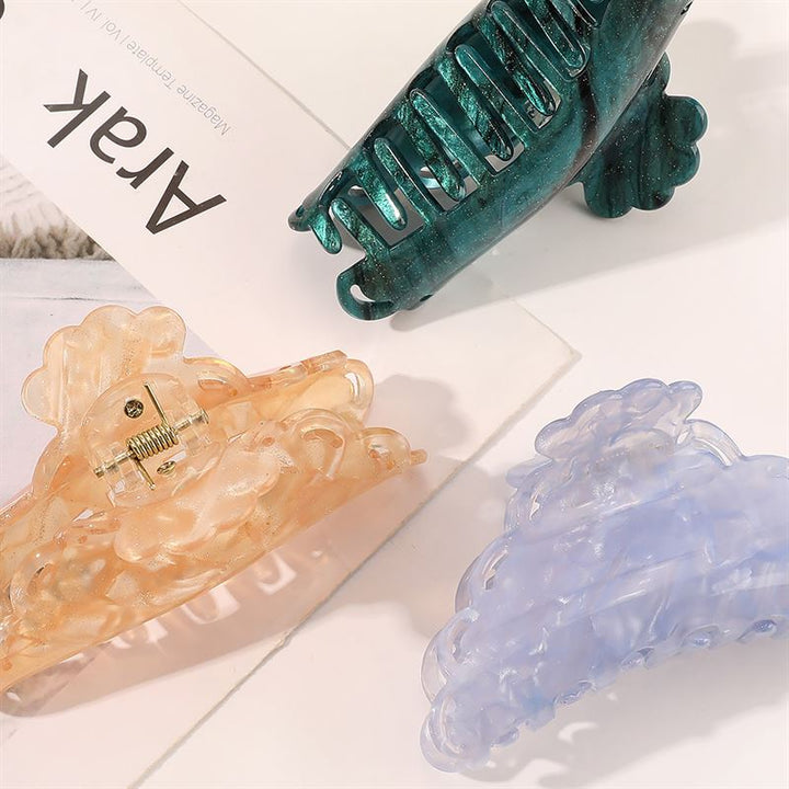 SOHO Naomi Hair Claw - Marbre blanc - Accessoires pour cheveux