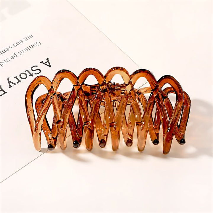 SOHO Olive Hair Claw - Tortoise - Hair Accessories