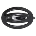 Barrette ovale SOHO, noire - | Fashiongirl