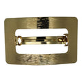Barrette rectangulaire SOHO - Or - | Fashiongirl