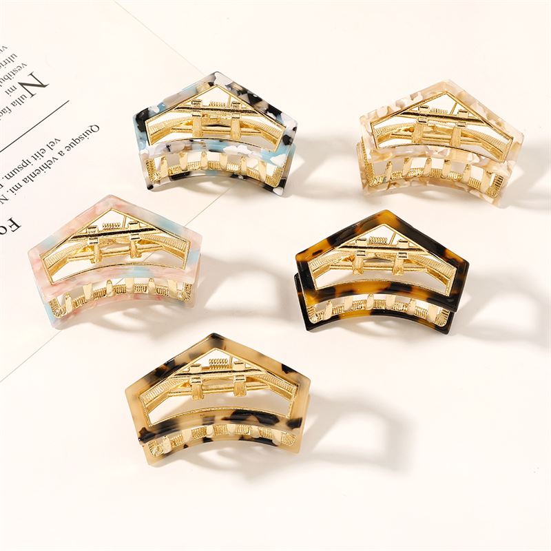 SOHO Rex Hair Claw - Marble - Hair Accessories