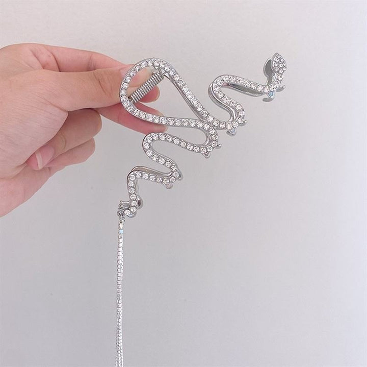 SOHO Risa Hair Claw - Silver - Hair Accessories