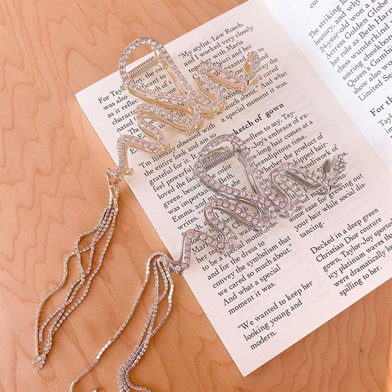 SOHO Risa Hair Claw - Silver - Hair Accessories