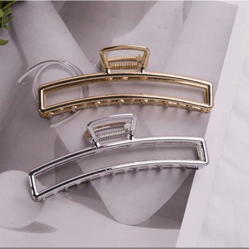 SOHO Selin Metal Hair Claw - Gold - Hair Accessories