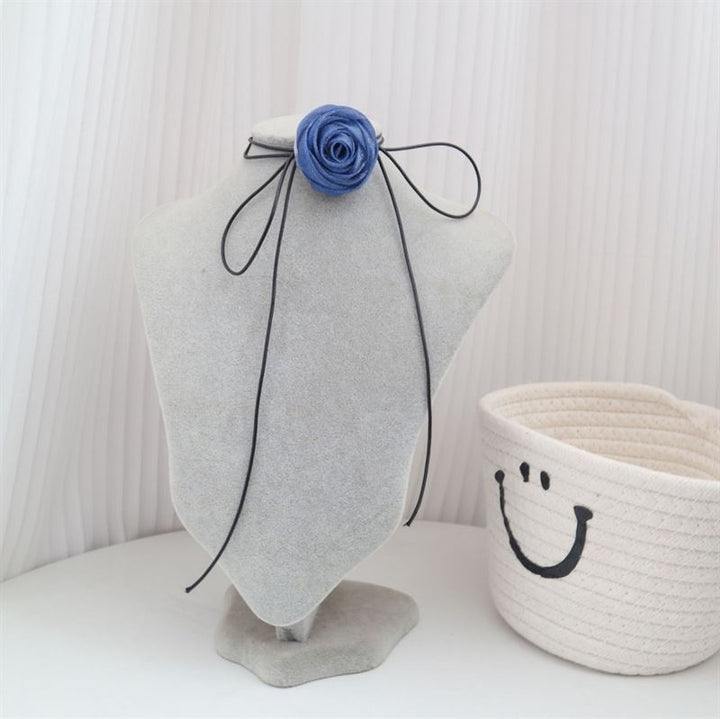 SOHO Shene Choker Necklace - Blue - | Fashiongirl