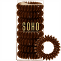 Élastiques à cheveux SOHO Spiral, Jackie Brown - 8 pièces - Accessoires pour cheveux | Fashiongirl
