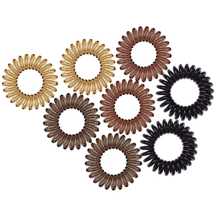 SOHO Spiral Hair elastics, Mother Earth - 8 pcs. - Hair Accessories | Fashiongirl