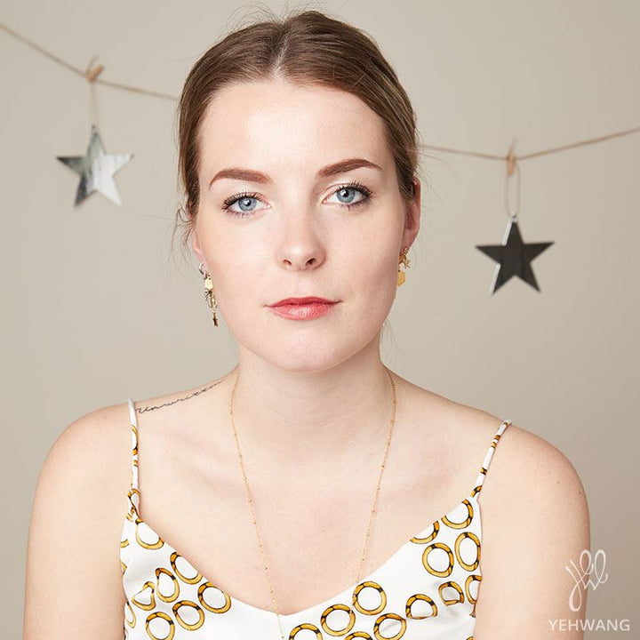 SOHO Sun &amp; Star Earrings - Gold - | Fashiongirl