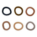 SOHO Thia Élastiques à cheveux en spirale, 6 pièces - Earth - Accessoires pour cheveux | Fashiongirl