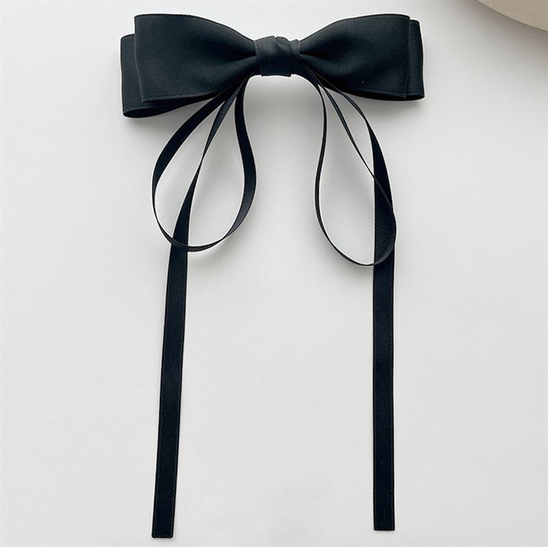 SOHO Vanessa Bow Hair clips - Black - Hair Accessories | Fashiongirl