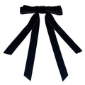 Barrette à nœud en velours SOHO Vania - Noir - Accessoires pour cheveux | Fashiongirl