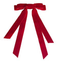 Barrette à nœud en velours SOHO Vania - Rouge - Accessoires pour cheveux | Fashiongirl