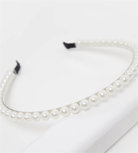 SOHO White Pearls - Headband with pearls - Hair Accessories