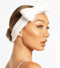 Bandeau de spa avec nœud - pour les soins de la peau, l'application de maquillage et plus encore. - Accessoires pour cheveux | Fashiongirl