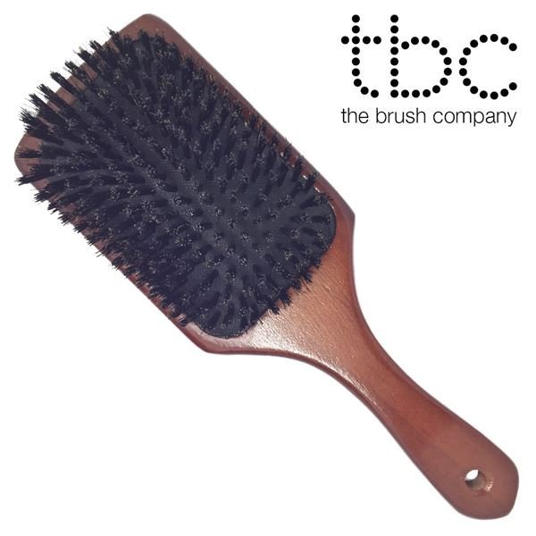 TBC Brosse à disque en poils de sanglier - Outil de coiffure