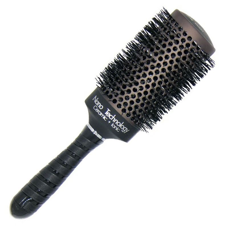 TBC Ceramic Ionic Round Hair Brush, Nano Technology, XXL 53 mm - Hair Styling tool
