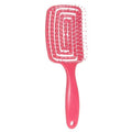 Brosse démêlante TBC - Brosse creuse pour cheveux secs et mouillés - Rose - Accessoire de coiffure