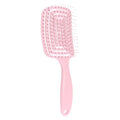 Brosse démêlante TBC - Brosse creuse pour cheveux secs et mouillés - Rose - Accessoire de coiffure