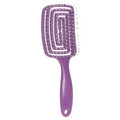 Brosse démêlante TBC - Brosse creuse pour cheveux secs et mouillés - Violet - Accessoire de coiffure