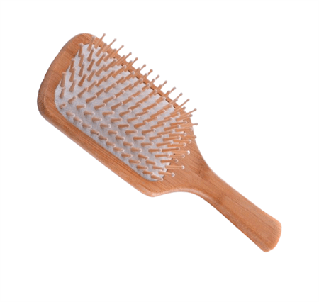 TBC Hair brush Nature - plate brush Beech &amp; maple wood - Hair Styling tool