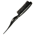 TBC Sleek Boar Hair Toupeeing Brush - Coiffage professionnel et précis - Noir - Outil de coiffage