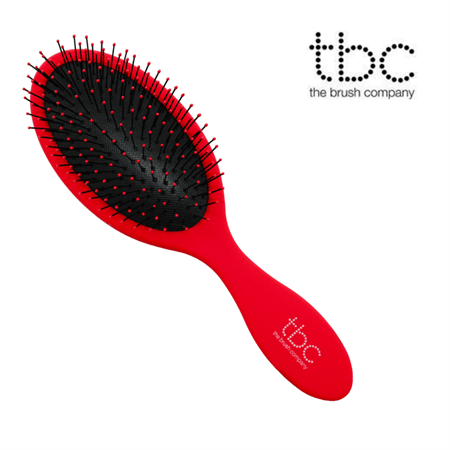 À confirmer Brosse démêlante Wet & Dry Brush - Rouge fraise - Accessoire de coiffure