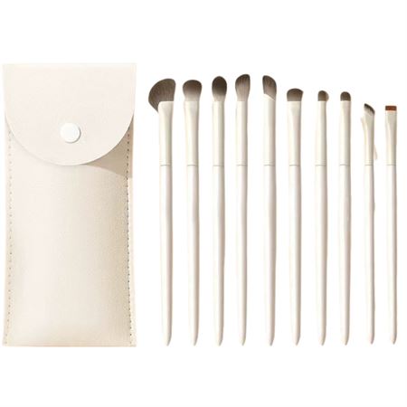UNIQ Technique PRO Rose Lens - Kit de 5 Pinceaux à Paupières avec Boîte
