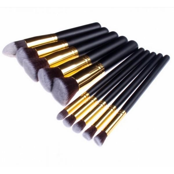 Pinceaux de maquillage Technique PRO, édition Gold - 10 pièces - 