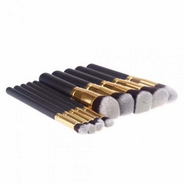 Pinceaux de maquillage Technique PRO, édition Gold - 10 pièces - 