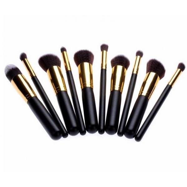 Pinceaux de maquillage Technique PRO, édition Gold - 10 pièces - 