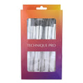 Pinceaux de maquillage Technique PRO, édition Silver - 10 pièces - 