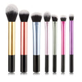 Technique PRO Rainbow Pastel Makeup Brush Set - 7 pièces - Accessoires pour cheveux