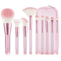 Technique PRO Translucent Perfection Makeup Brush Set - 9 pinceaux de maquillage avec sac (ROSE) - 
