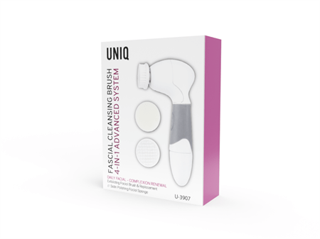 Brosse électrique 4 en 1 UNIQ pour le visage / Brosse nettoyante pour le visage et le corps - | Fashiongirl
