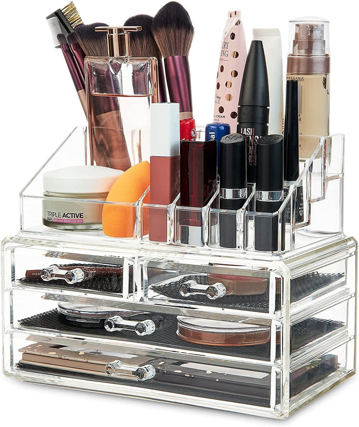 UNIQ Acrylic Jewelry/Makeup Organizer with 4 Drawers - SF 1155 - Organiser - UNIQ
