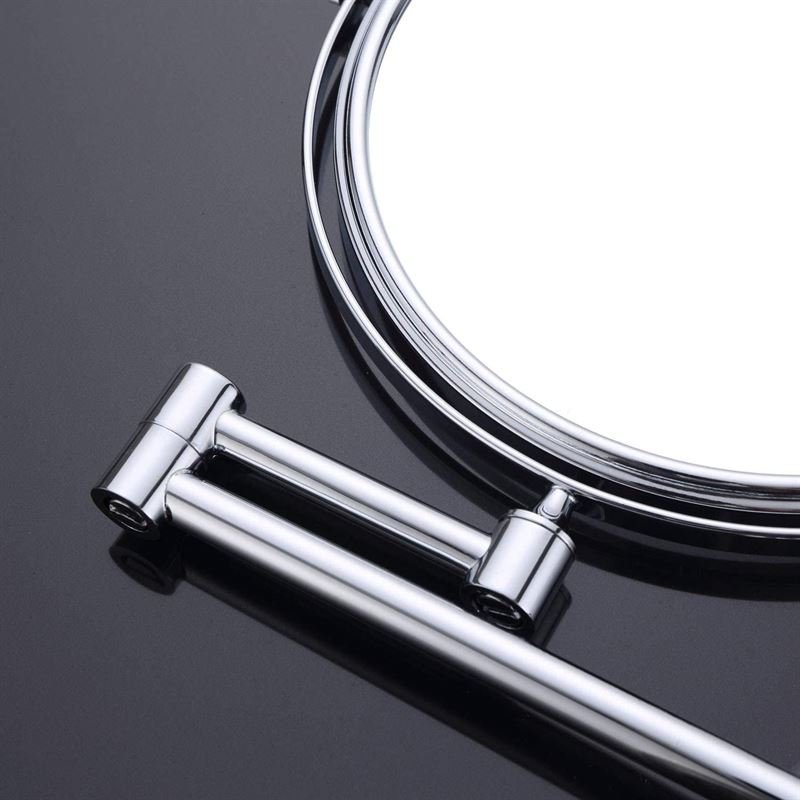 Miroir de salle de bain UNIQ avec grossissement 10x et bras - | Fashiongirl