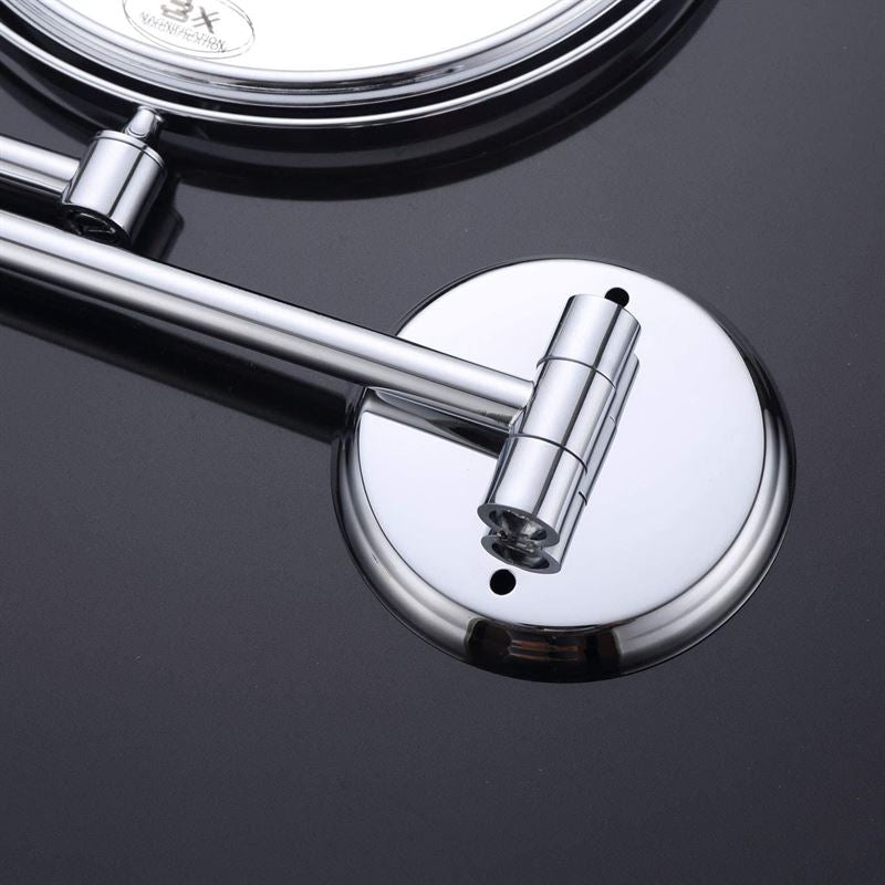 Miroir de salle de bain UNIQ avec grossissement 10x et bras - | Fashiongirl