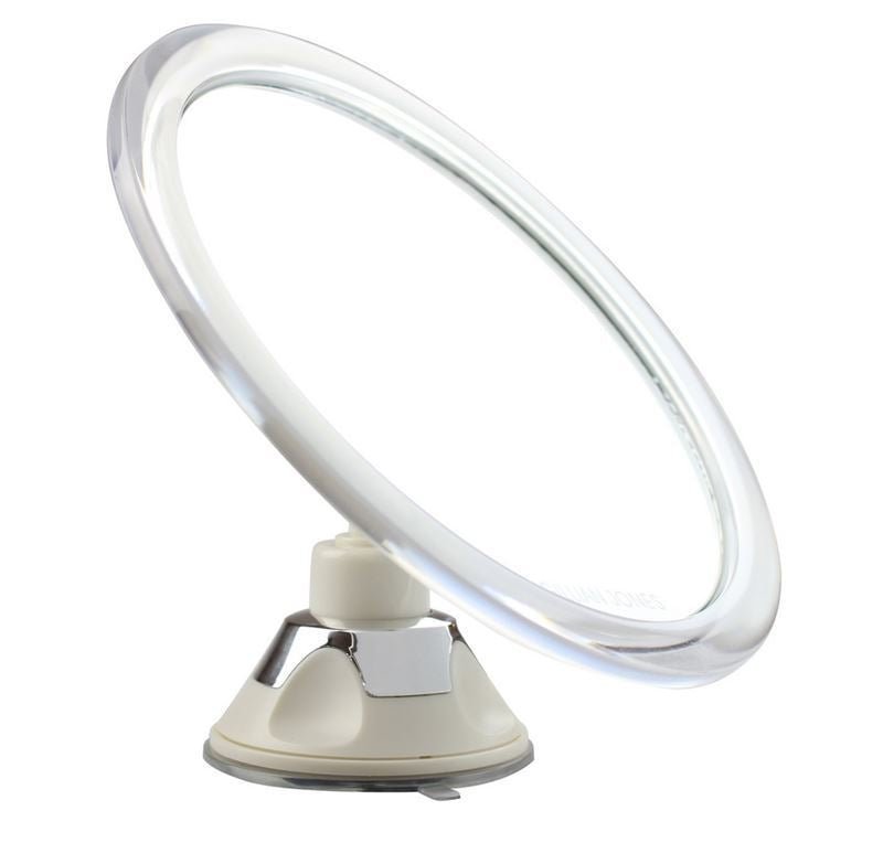 UNIQ Bathroom Mirror with suction cup x10 magnification, white - | Fashiongirl