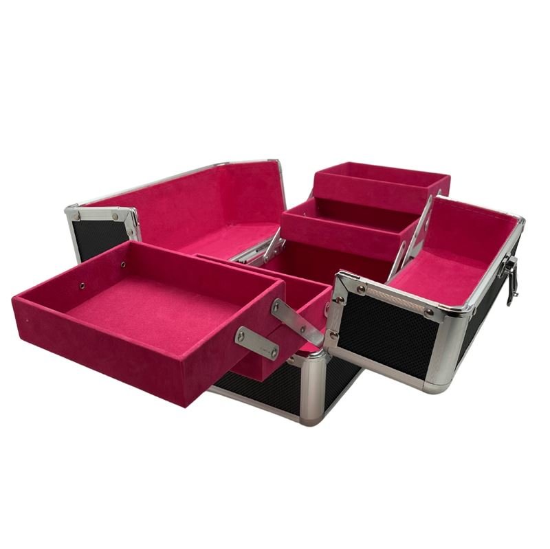 UNIQ Beauty Box / Aluminium jewellery box, black - Jewelry Box